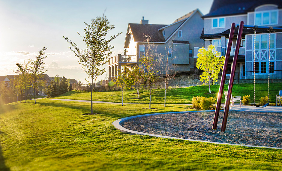 A neighbourhood playground in Mahogany