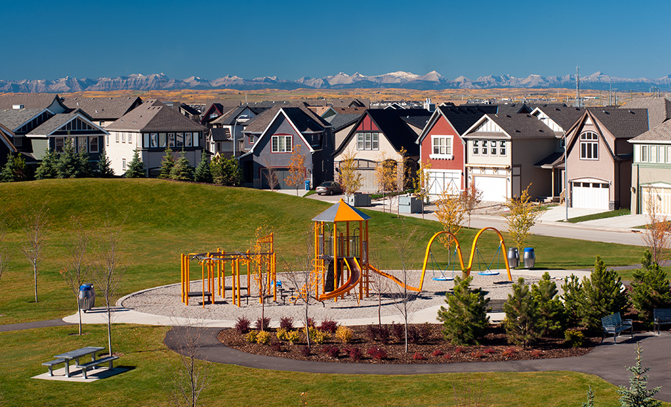 A neighbourhood park in Mahogany